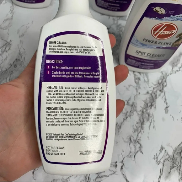 Lot of 5 Hoover Paws & Claws Spot Cleaner - Picture 3 of 4